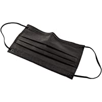 Los mejores  - Mascarilla Higiénica NO Reutilizable- 3 Capas- Negro- 100 Unidades (C-07)